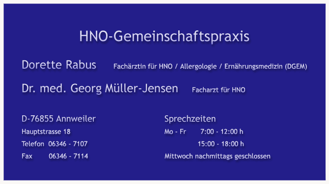 HNO-Praxis Annweiler